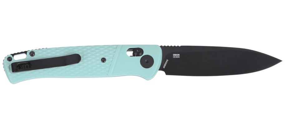 CRKT K430BKP Counterpart Crossbar Folding Knife – 12C27 Steel w/ Aqua Handle