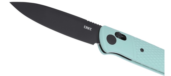 CRKT K430BKP Counterpart Crossbar Folding Knife – 12C27 Steel w/ Aqua Handle