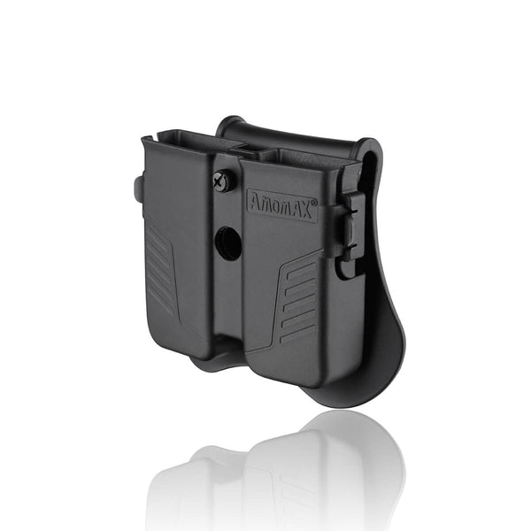 Amomax Universal Double Magazine Pouch – Black | Amomax