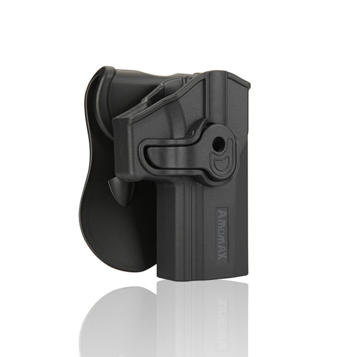 Amomax P320 Paddle Holster – Right Handed Black