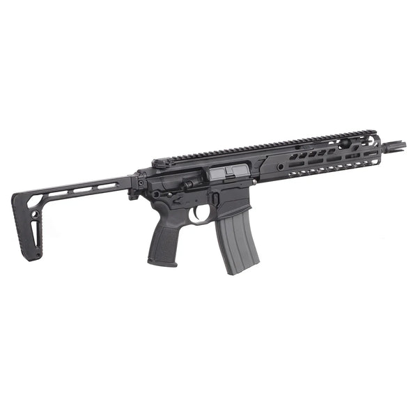 Salvo Precision MCX Virtus 11.5” MWS Gas Blowback Airsoft Rifle – Black