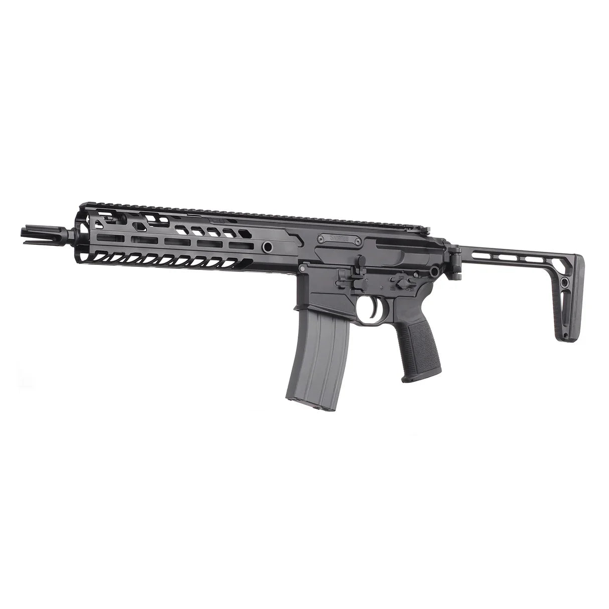 Salvo Precision MCX Virtus 11.5” MWS Gas Blowback Airsoft Rifle – Black