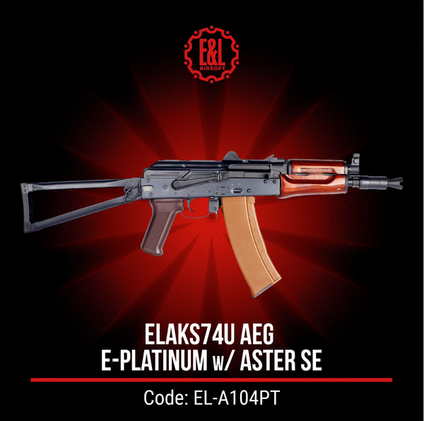 E&L AKS-74U AEG Platinum w/ Gate Aster SE