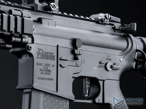 EMG Helios Daniel Defense Licensed M4A1 Carbine EDGE 2.0 Airsoft AEG Rifle – Black w/ GATE ASTER