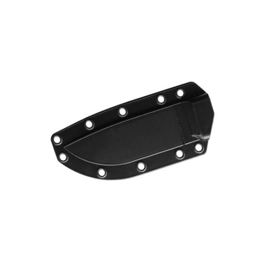 Esee 4-PB-017 Fixed Blade Survival Knife w/ Black Molded Sheath & 3D Micarta Handle – 1095 Carbon Steel