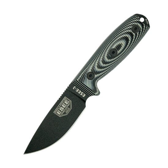 Esee 3PMB-002 Fixed Blade Survival Knife w/ 3D G10 Handle – 1095 Carbon Steel