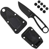 Esee Izula Fixed Blade Knife w/ Molded Sheath – 1095 Carbon Steel IZULA-B