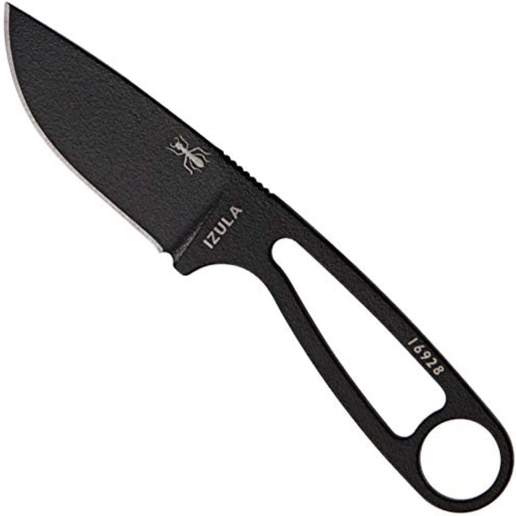 Esee Izula Fixed Blade Knife w/ Molded Sheath – 1095 Carbon Steel IZULA-B