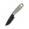 ESEE Izula-II Fixed Blade Knife w/ Molded Sheath & DE Micarta Scale – 1095 Carbon Steel Black