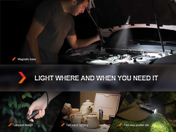 Fenix E18R V2.0 Rechargeable EDC Flashlight – 1200 Lumens
