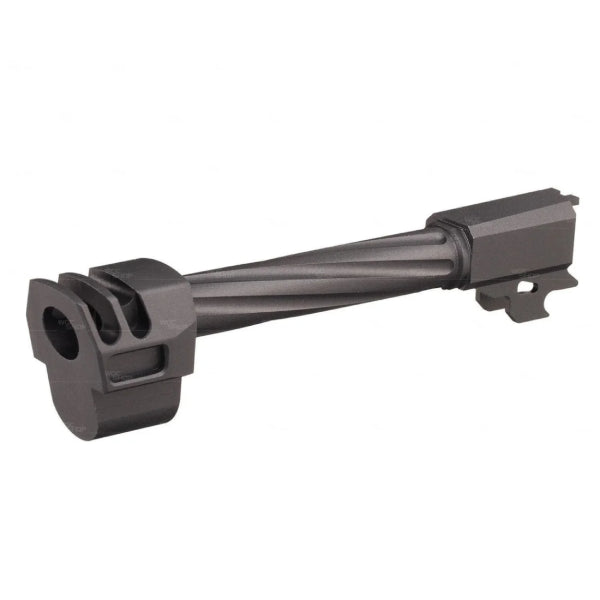 Gunday CNC Aluminum Outer Barrel With Compensator Type A For VFC P320 M17 GBB Airsoft - Black