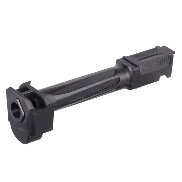 Gunday R Style Aluminum Outer Barrel with Compensator for Umarex/VFC Glock 19 Gen 5, 19X, and 45- Black