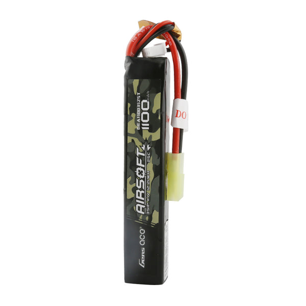 Gens Ace 25C 1100mAh 3S1P 11.1V Airsoft Battery – Small Tamiya Plug | Gens Ace