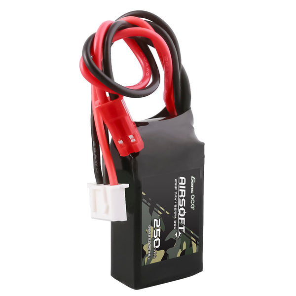 Gens Ace 250mAh 2S 35C 7.4v LiPo Battery with JST Plug