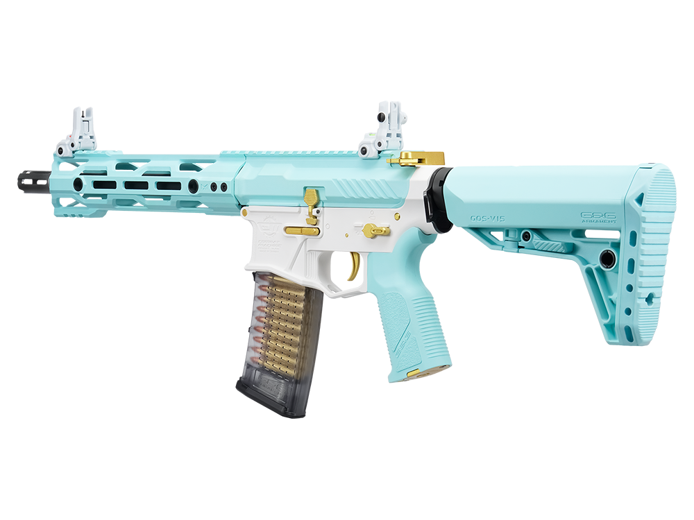 G&G CM16 Batto Stealth 556 Airsoft M4 AEG Rifle - Macaron Blue