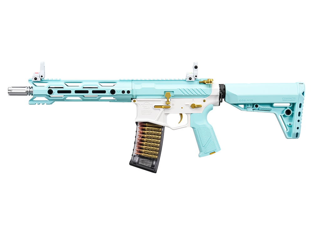 G&G CM16 Batto Stealth 556 Airsoft M4 AEG Rifle - Macaron Blue