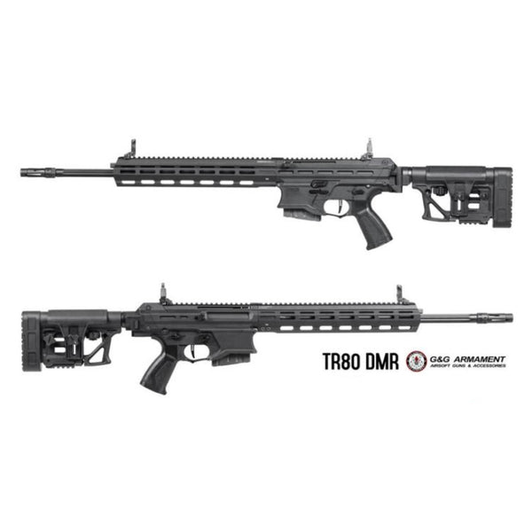 G&G TR80 DMR AEG Airsoft Rifle  -  Black | G&G