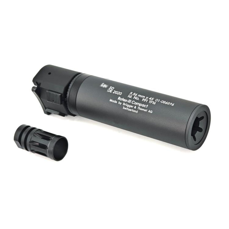 HK416 A5 Style QD Mock Suppressor w/ Flash Hider – Black