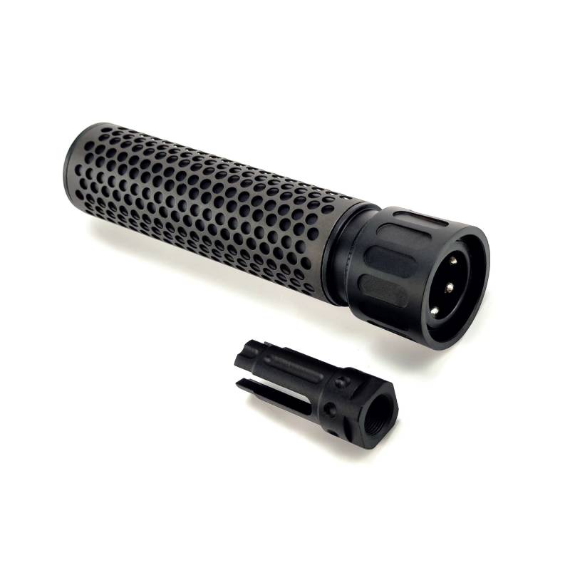KAC QDC Style QD Mock Suppressor w/ Flash Hider – Full Size Version Black