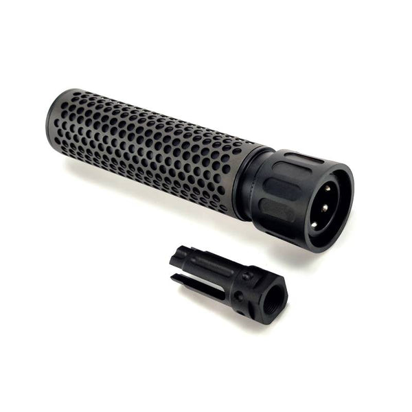 KAC QDC Style QD Mock Suppressor w/ Flash Hider – Full Size Version Black