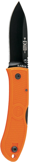 Ka-Bar 4062BO Dozier Hunter Folding Knife – Orange Handle