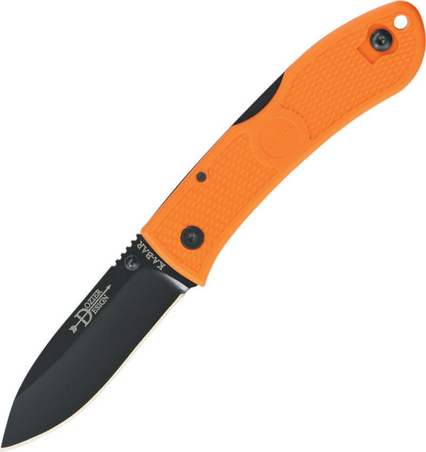 Ka-Bar 4062BO Dozier Hunter Folding Knife – Orange Handle