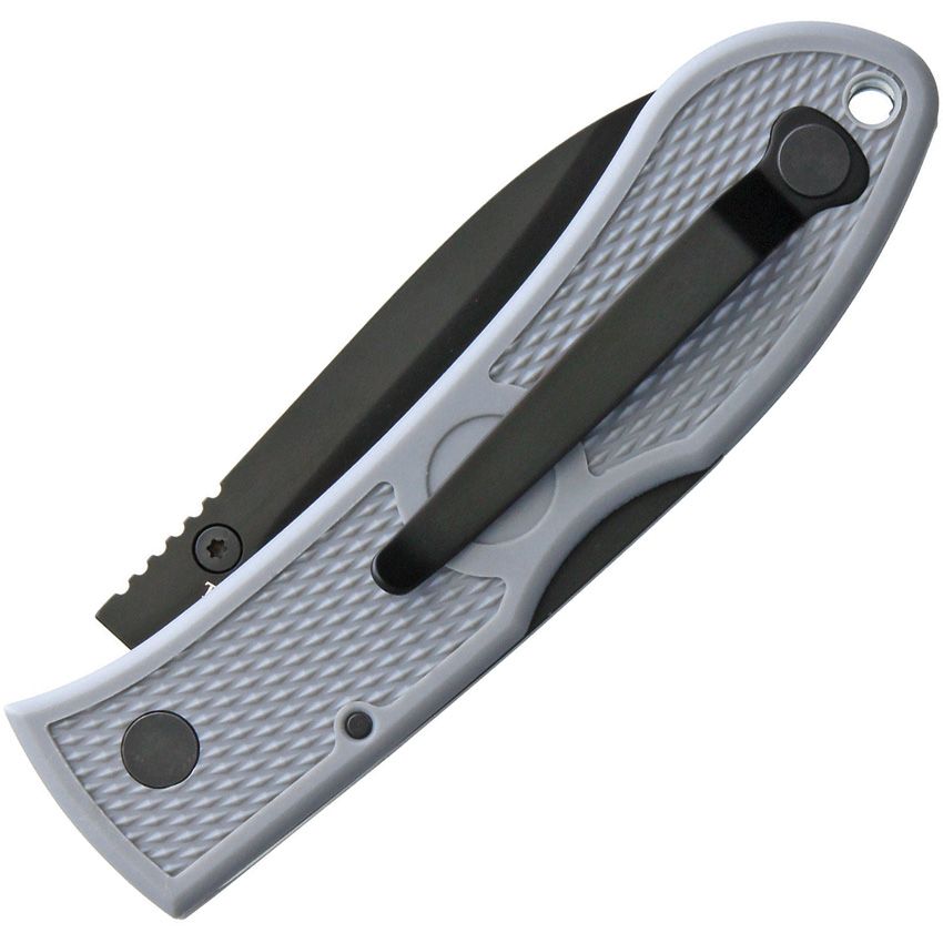 Ka-Bar Dozier Hunter Lockback Folding Knife - Gray Handle w/ Black Blade | Ka-Bar