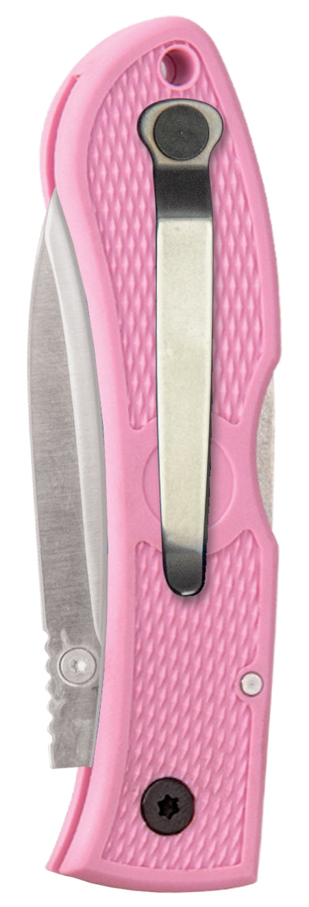 Ka-Bar 4062PK Dozier Hunter Folding Knife – Pink Handle
