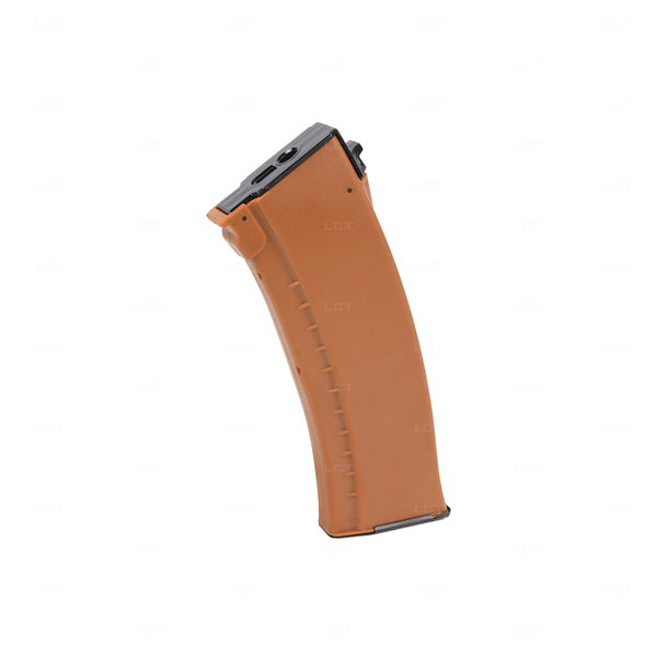 LCT PK-249 Airsoft AK74 Midcap 130rds Magazine – Orange