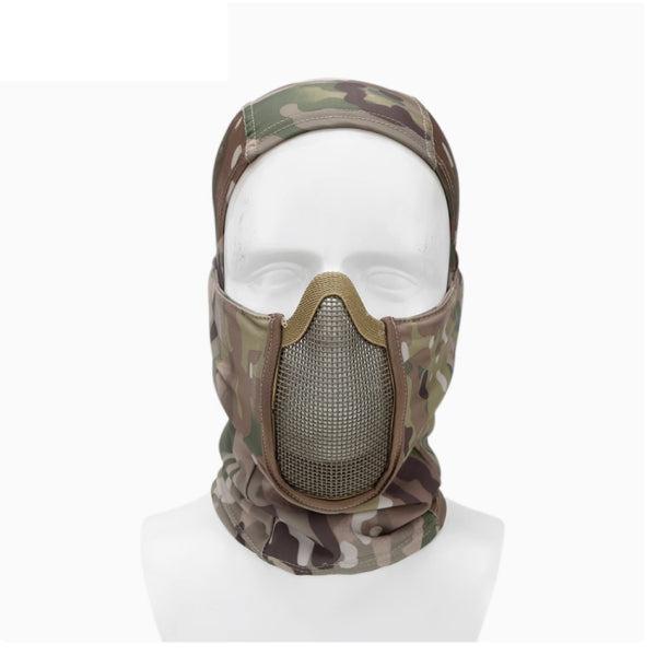 Shadow Fighter Balaclava w/ Mesh Mouth Protector  – Camo