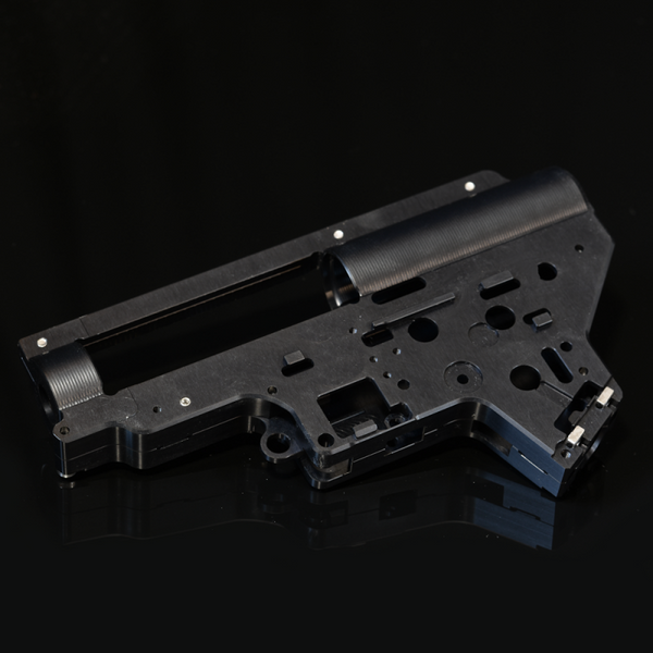 Mancraft CNC 7075 T6 Aluminum V2 Gearbox Shell w/ 8mm Bearing Slots – Black