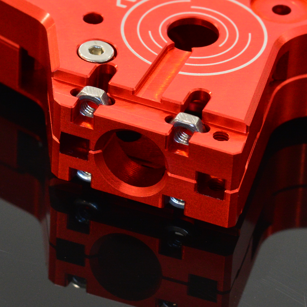 Mancraft CNC 7075 T6 Aluminum V2 Gearbox Shell w/ 8mm Bearing Slots – Gold