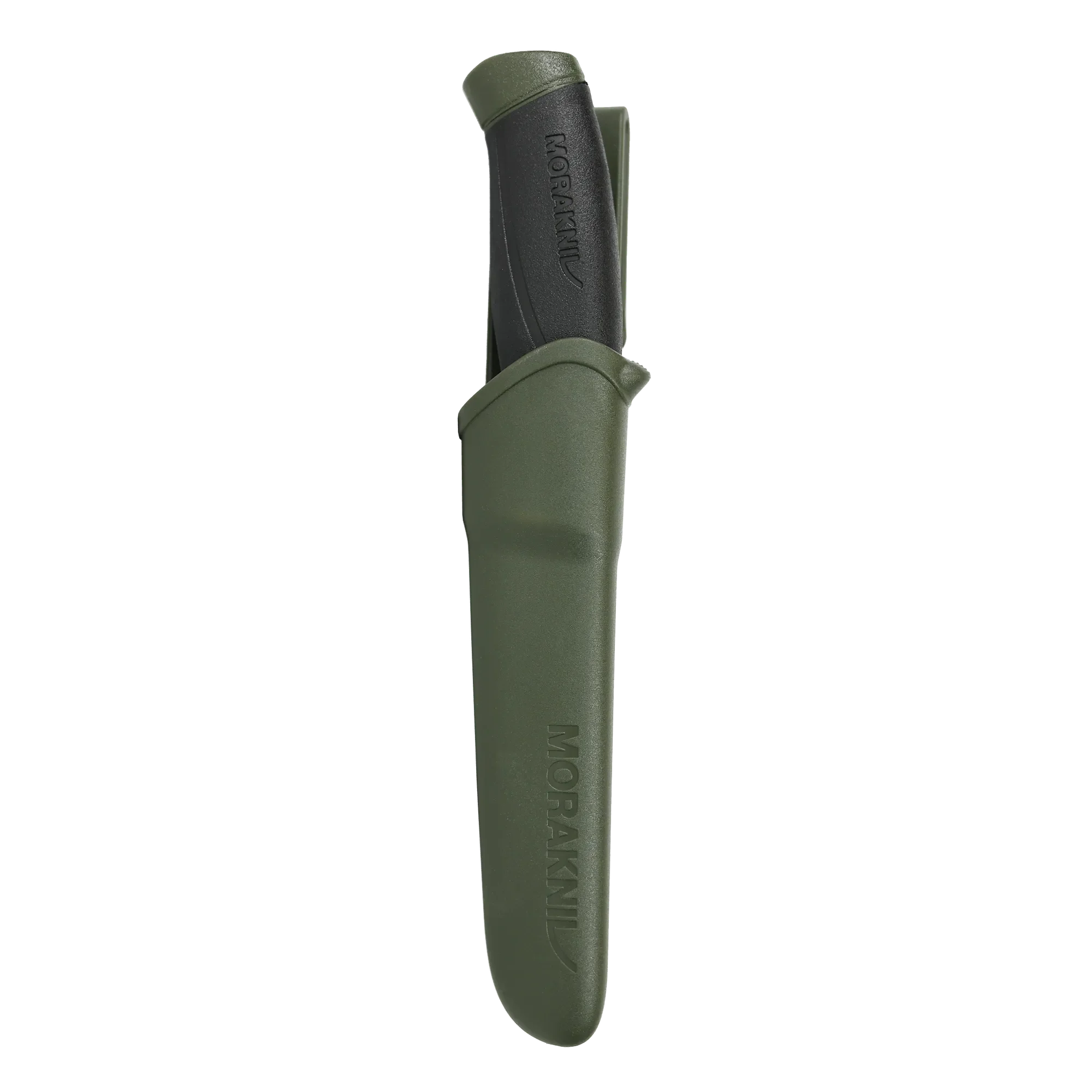 Morakniv 12216 Companion (C) Fixed Blade Survival Knife w/ C100S German Carbon Steel - Military Green