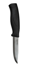 Morakniv 13159 Companion Heavy Duty (S) Fixed Blade Survival Knife - Black