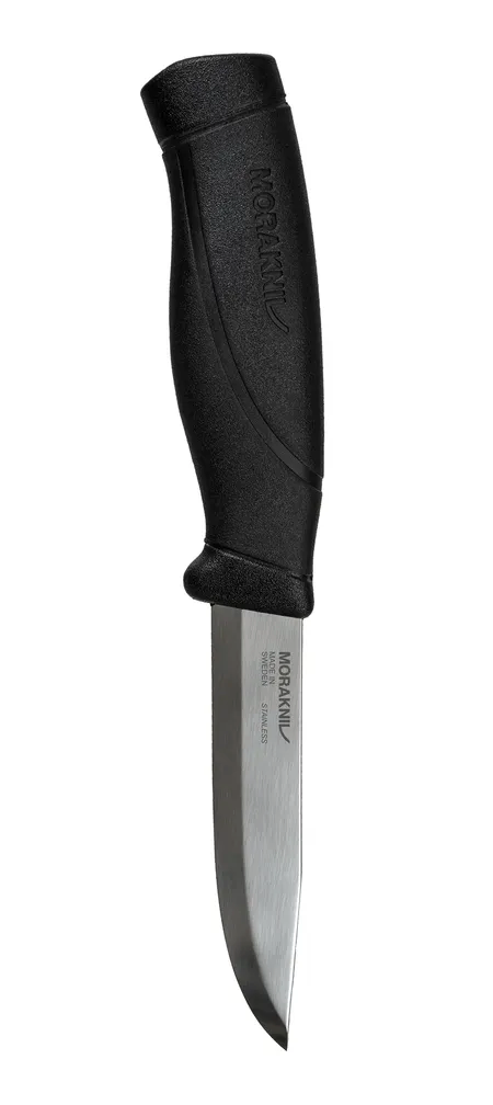 Morakniv 13159 Companion Heavy Duty (S) Fixed Blade Survival Knife - Black