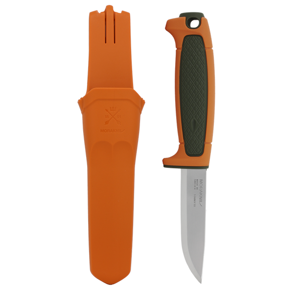 Morakniv 14723 Risberg Hunting Fixed Blade Survival/Hunting Knife - Orange