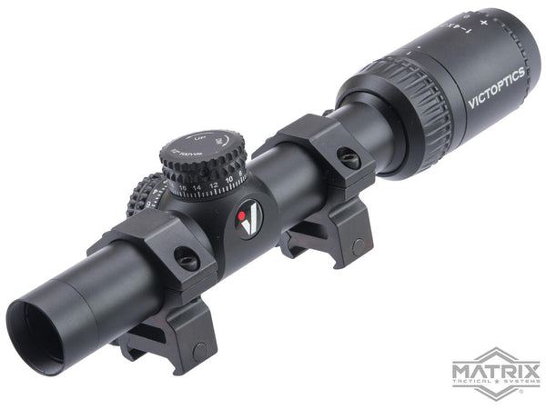 Matrix X4 1-4x20 Second Focal Plane Tactical Scope w/ Mounting Rings by VictorOptics