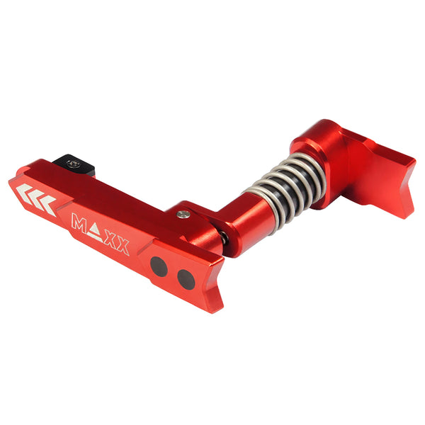 Maxx CNC Aluminum Advanced Magazine Release – Style A Red
