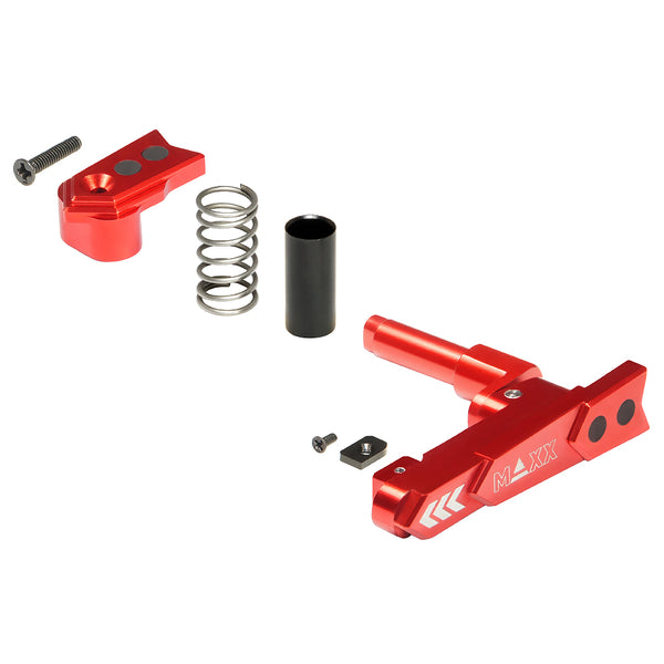 Maxx CNC Aluminum Advanced Magazine Release – Style A Red