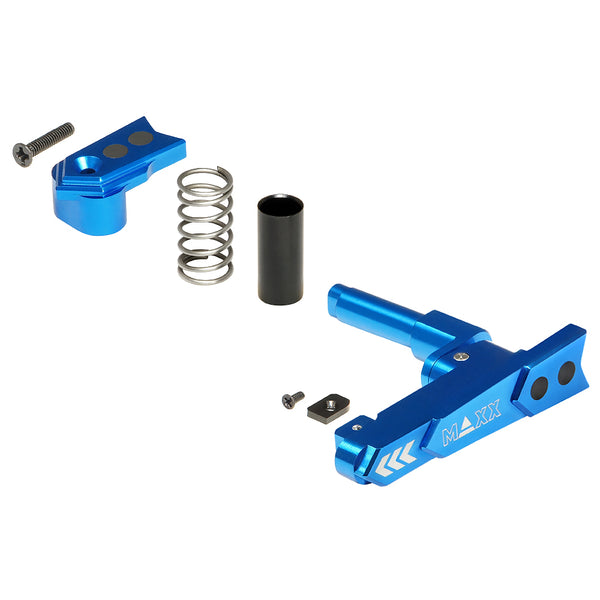 Maxx CNC Aluminum Advanced Magazine Release – Style A Blue