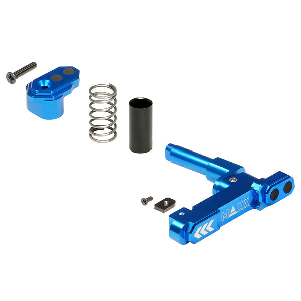 Maxx CNC Aluminum Advanced Magazine Release – Style B Blue