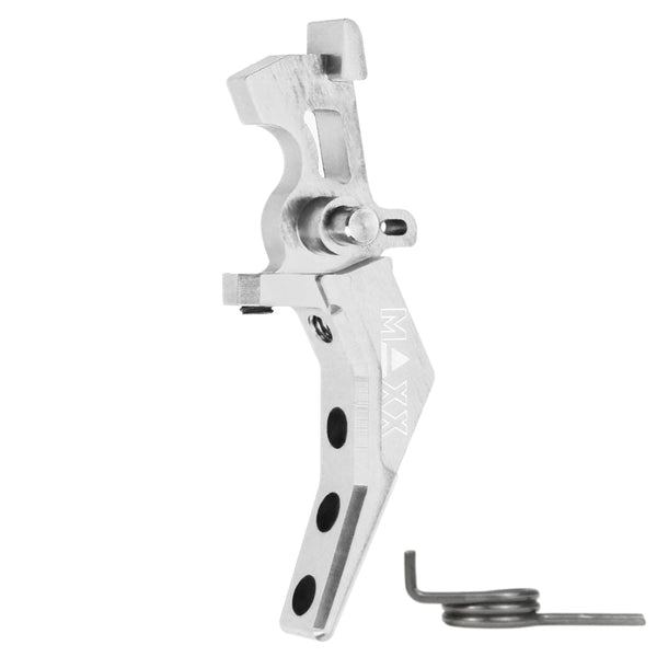 Maxx CNC Aluminum Advanced Speed Trigger – Style B Silver