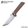 North Mountain Blade 2406-BKSK Chop 2 Folding Knife w/ Snake Skin G-10 Handle - SAN MAI SLD-Magic Steel | North Mountain Blades