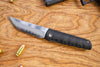North Mountain Blade 2411-BK Chop Plus Kick-Stop Flipper Folding knife w/ SLD-Magic San Mai Steel – Black G10 Handle