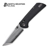 North Mountain Blade 2532-BK Chop Plus Crossbar Folding Knife w/ SLD-Magic San Mai Steel – Black G10 Handle