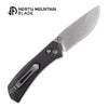North Mountain Blade 2603-CF Yama Inu “Mountain Dog” Crossbar Lock Folding Knife w/ Carbon Fiber Handle - 10Cr15COMOV Steel