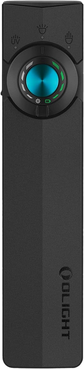 Olight ArkPro Flat EDC Flashlight w/ Laser & UV – 1500 Lumens, Matte Black