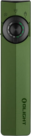 Olight ArkPro Flat EDC Flashlight w/ Laser & UV – 1500 Lumens, OD Green