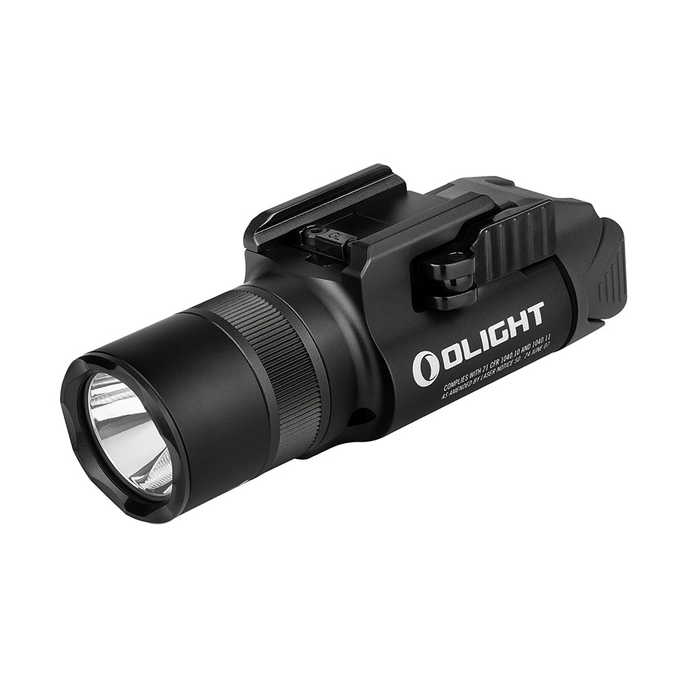 Olight Baldr Pro R 1350 Lumens Rechargeable Pistol Flashlight w/ Green Laser – Black