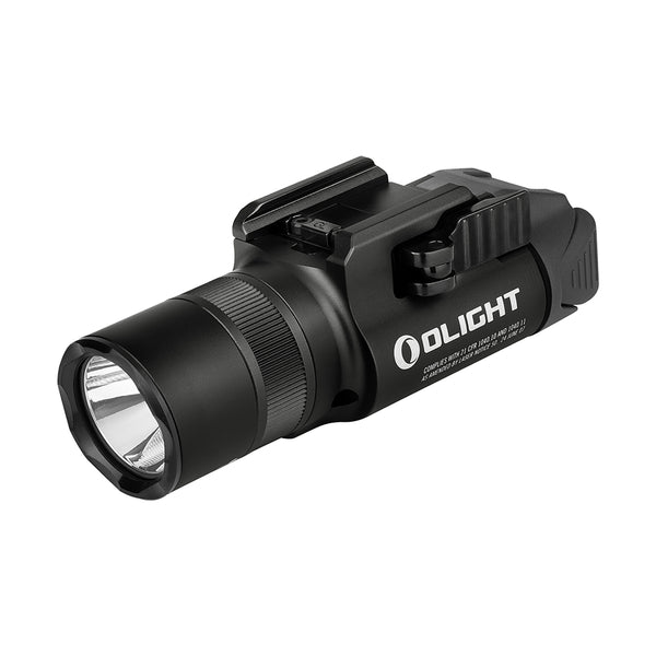 Olight Baldr Pro R 1350 Lumens Rechargeable Pistol Flashlight w/ Green Laser – Black